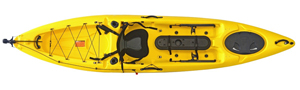 Yellow colour in the enigma Kayaks Fishing Pro 12