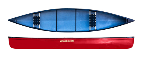 Enigma Canoes Journey 164  canoe in Red
