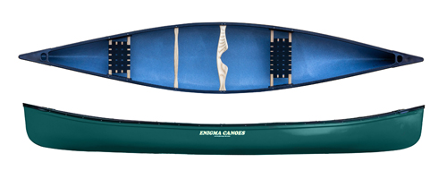 Enigma Canoes Prospector Sport canoe in green