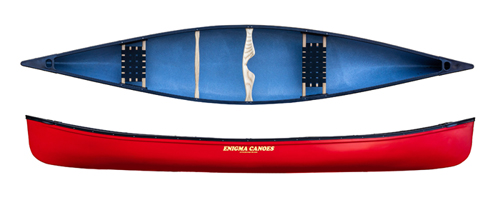Enigma Canoes Prospector Sport  canoe in Red