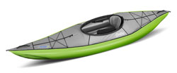Gumotext Swing 1 inflatable kayak in green