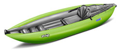 Gumotext Twist 1 inflatable kayak in green