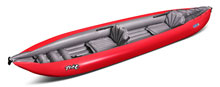 Gumotext Twist 2 inflatable kayak in red