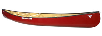 Nova Craft Prospector 17 TuffStuff canoe in OxBlood