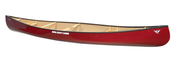 Nova Craft Prospector 17 TuffStuff canoe in OxBlood colour