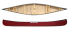 Top and side view of the Nova Craft Prospector 17 TuffStuff canoe
