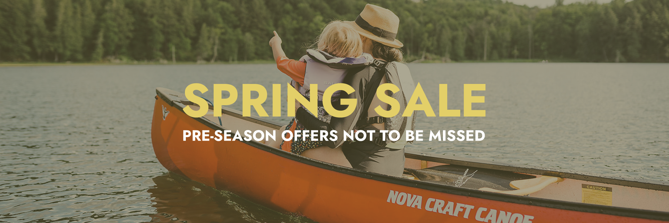 Pre-Season Spring Sale Now on at Manchester Canoes
