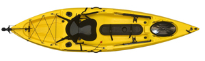 Yellow colour in the Enigma Kayaks Fishing Pro 10