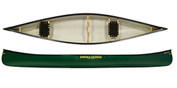 Enigma Canoes Nimrod 14 canoe in green