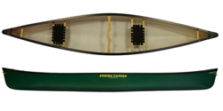 Enigma Canoes Nimrod 15 canoe in green