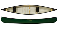 Enigma Canoes Prospector 16 canoe in green