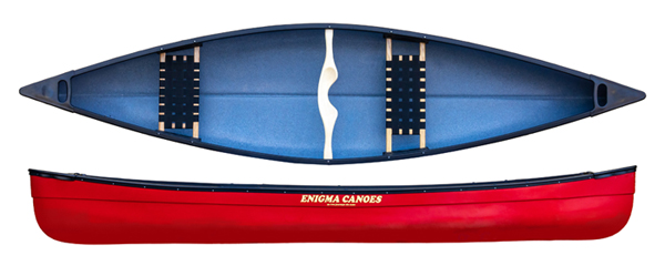 Enigma Canoes Tripper 14  canoe in Red