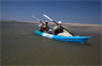 Two adults paddling the Feelfree Gemini Sport