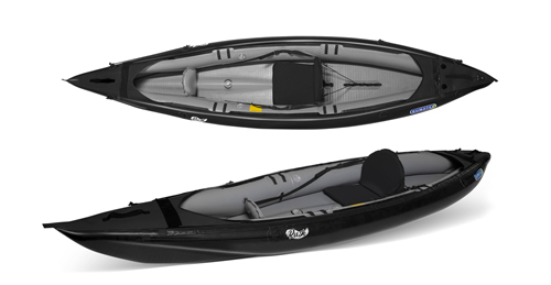 Rush 1 inflatable kayak with dropstich floor