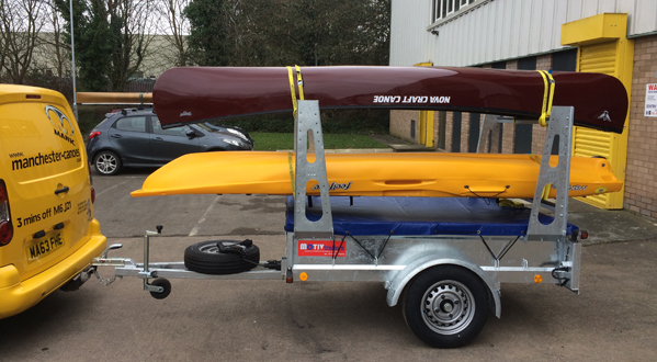 Canoe Camping Trailer for canoes, kayaks and sit on tops