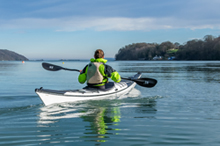 Norse Idun - Kayaking on the Menai Straits towards Bangor pier