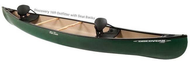 Old Town Discovery Outfitter Spec with Optional Seat Back