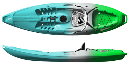 Wavesport Scooter X WhiteOut Sit On Top Kayak Tropic