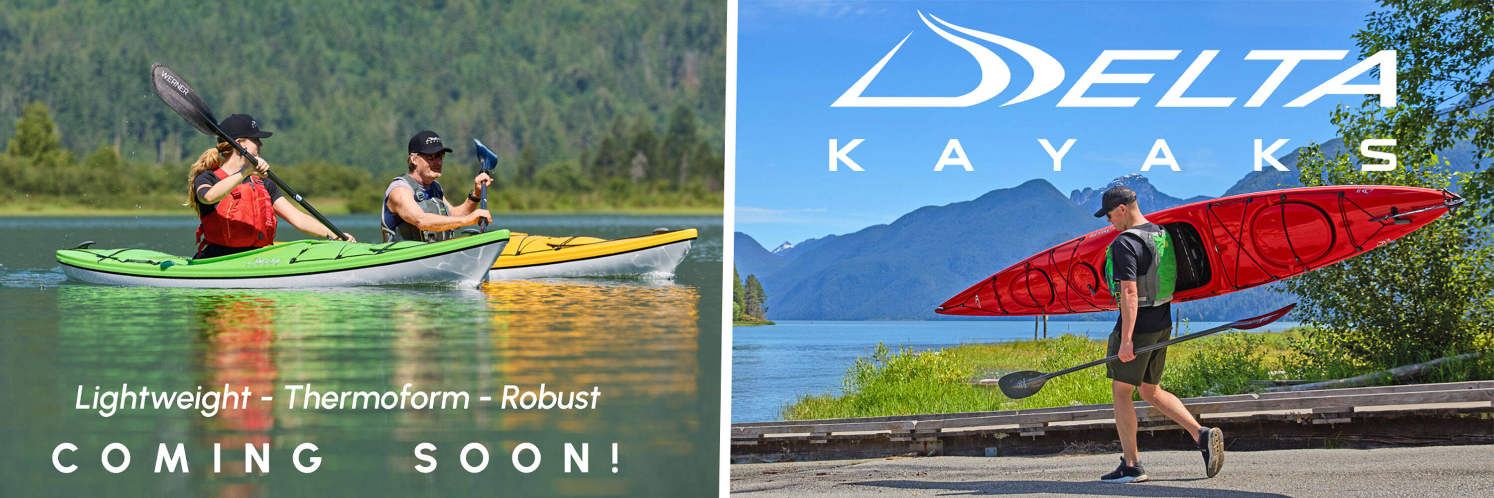 Delta Kayaks, canadian manufactured lightweight closed cockpit kayaks in the UK