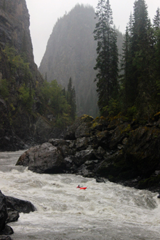 A.F.P rapid, day one of the Grand Canyon of the Stikine, British Columbia.