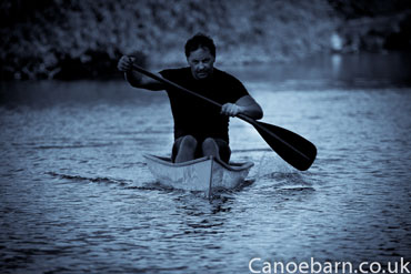 Colin paddling