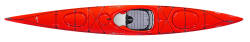 Delta Kayaks 15.5GT shown in Cherry Red