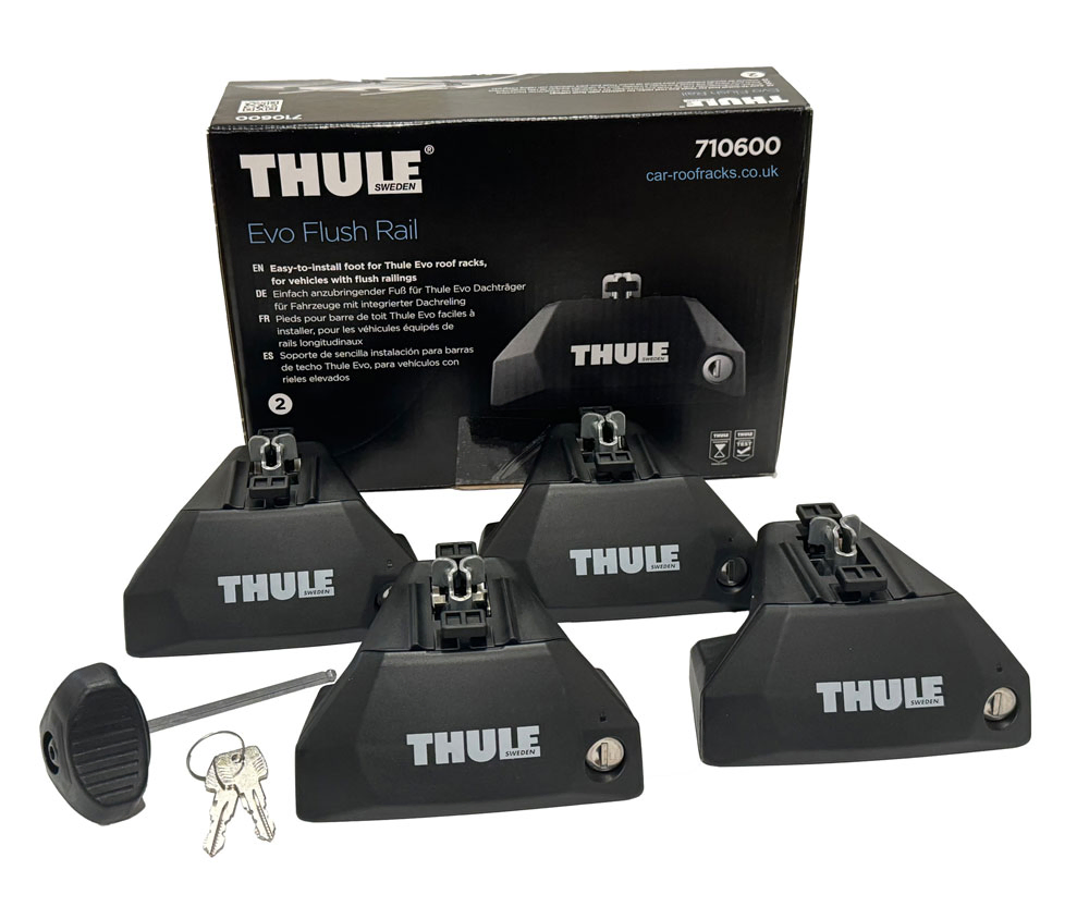 Thule Evo Flush Rail Foot Pack - 7106