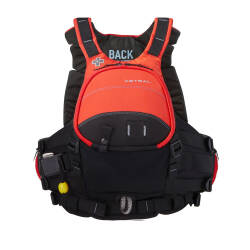 Astral Green Jacket Fire Orange, premium white water buoyancy aid