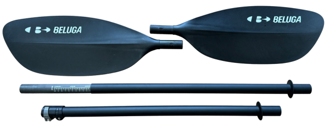Beluga Adjustable 4 piece touring or rafting paddle