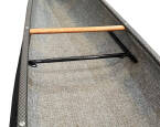Carbon Footbar Kit installed into an Expedition Carbon Canoe from Swift, installation completed by factory