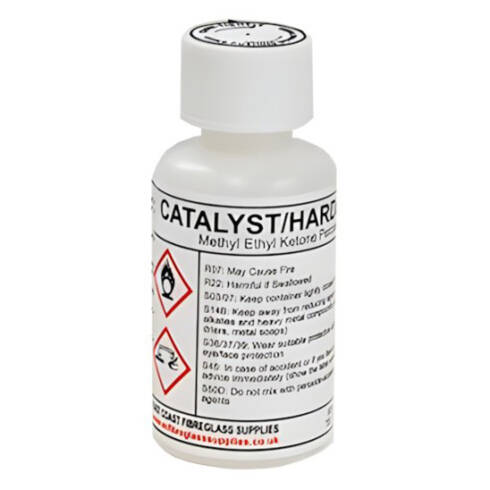 Catalyst for composite canoe repairs