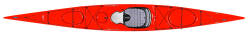 Delta Kayaks 16 in Cherry Red