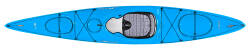 Delta Kayaks 12.10 shown in Azure Blue