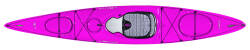 Delta Kayaks 12.10 shown in limited edition Magenta