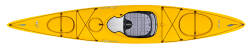 Delta Kayaks 12.10 shown in Saffron Yellow