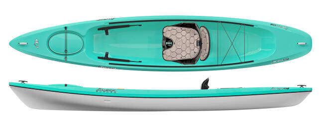 Delta Kayaks 12AR SOT, lightweight Sit on top kayak for maximum stability and calm waters