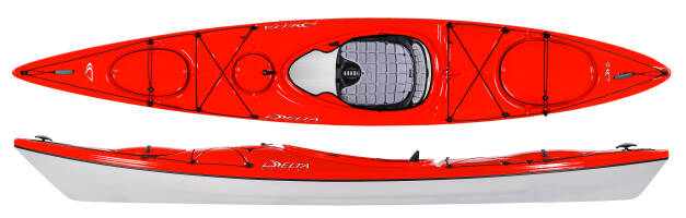 Delta Kayaks 12S, lightweight thermoformed touring kayak