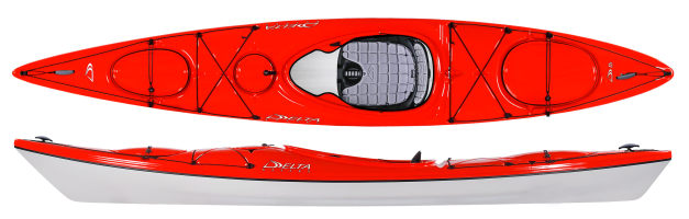 Delta Kayaks 12S, lightweight thermoformed touring kayak