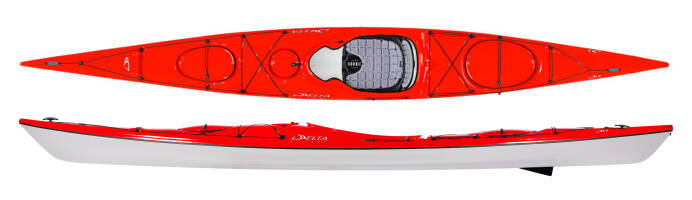 Delta 16 Foot Lightweight Plastic Sea Kayak