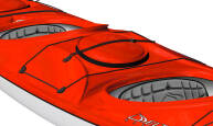 Tandem Sea Kayak Central Hatch Compartment