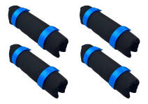 Enigma Watersports Roof Rack Pads 25cm, sold as a pack of 4, perfect for canoes on gunnel points or for wider sit-on-tops to cover the contact areas