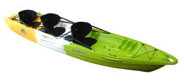 Three seater sit on top for family days on the water