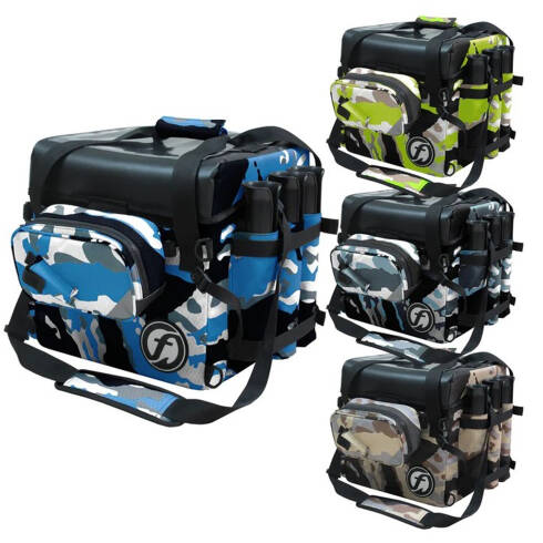 Feelfree Fishing Crate Bag with rod holders.