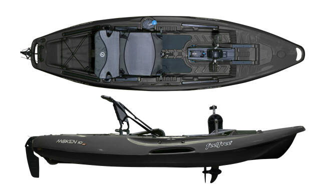 Moken 10 Pedal Drive Fishing Kayak From Feelfree