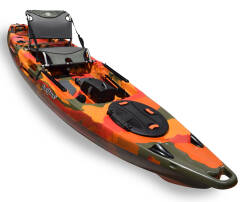 Feelfree Moken 12.5 V2 Fire Camo fishing kayak.