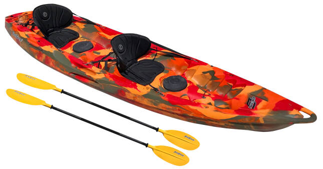 Gemini Sport Deluxe tandem package with fibreglass paddles 