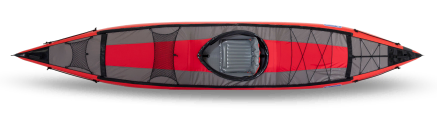Gumotex Seashine with Cockpit Cover Kit Installed for Solo Paddling