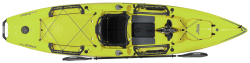 Hobie Mirage Outback fishing kayak in Seagrass Green colour