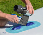 US Fin Box Adaptor from Bixpy being fitted to a SUP Board