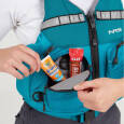 Good sized pockets ideal for on the water essentials on the NRS C-Vest PFD